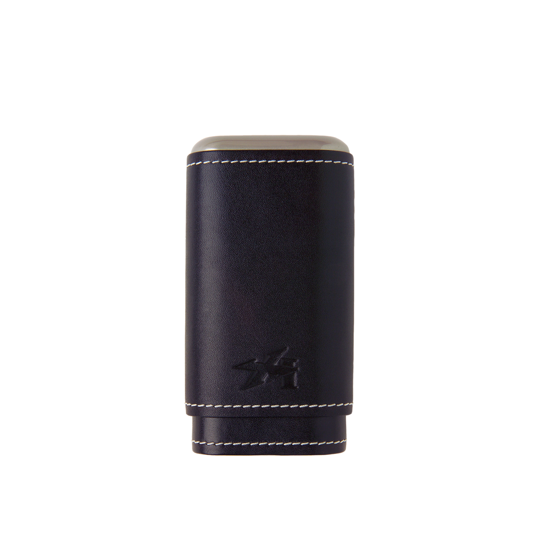 Leather travel cigar case