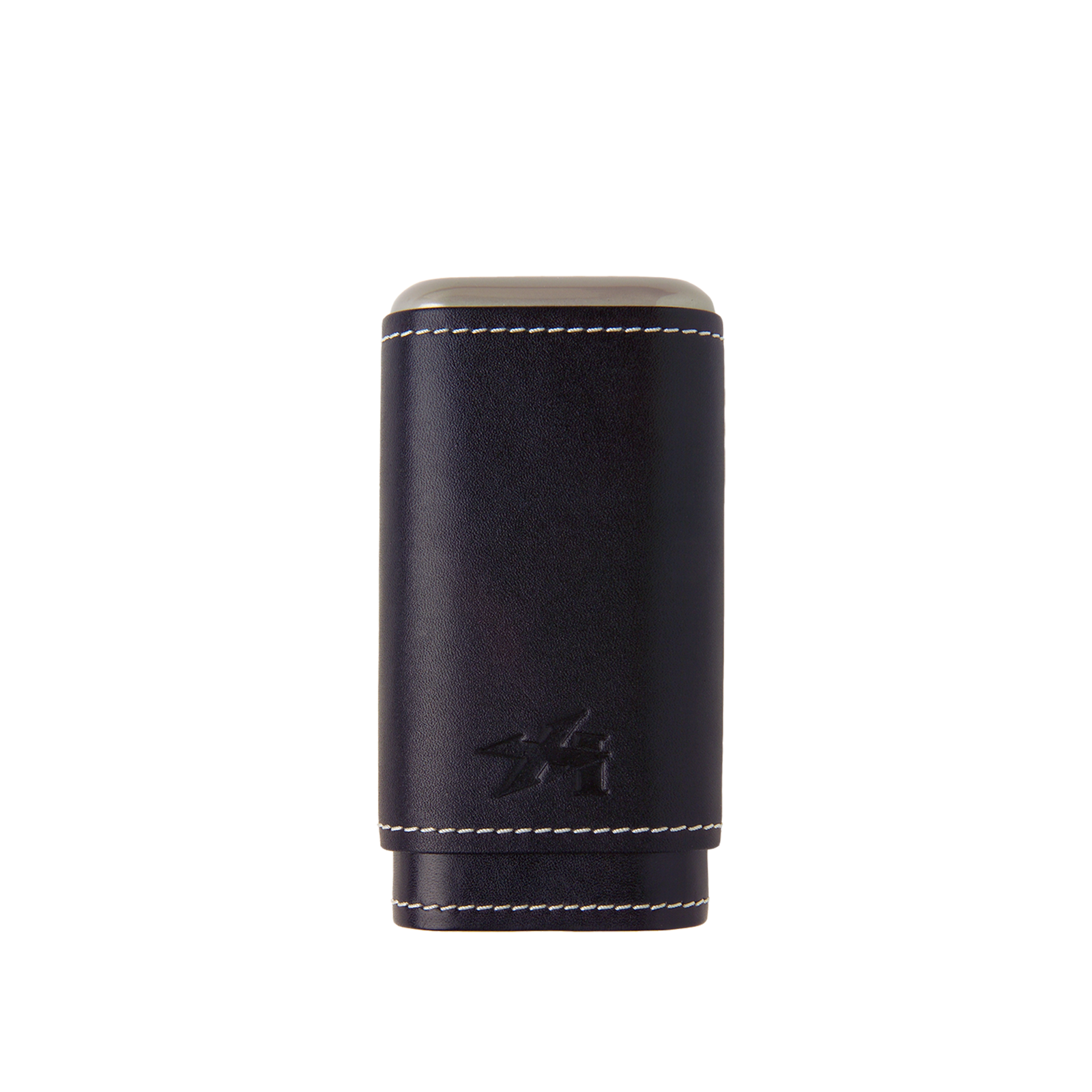Leather travel cigar case