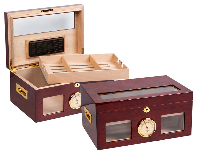 Valencia Humidor — Analog hygrometer