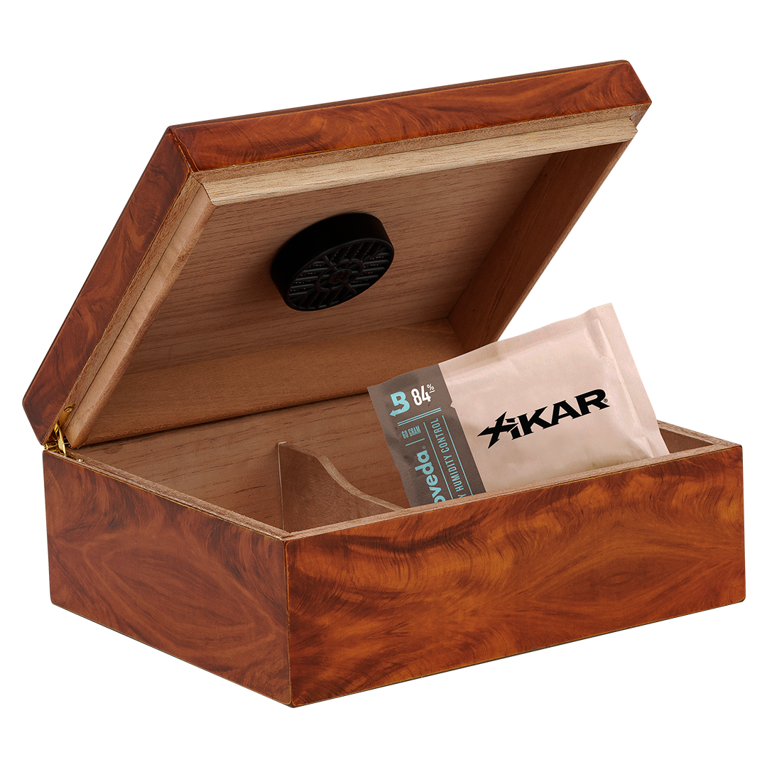 Eclat Desktop Humidor, burl