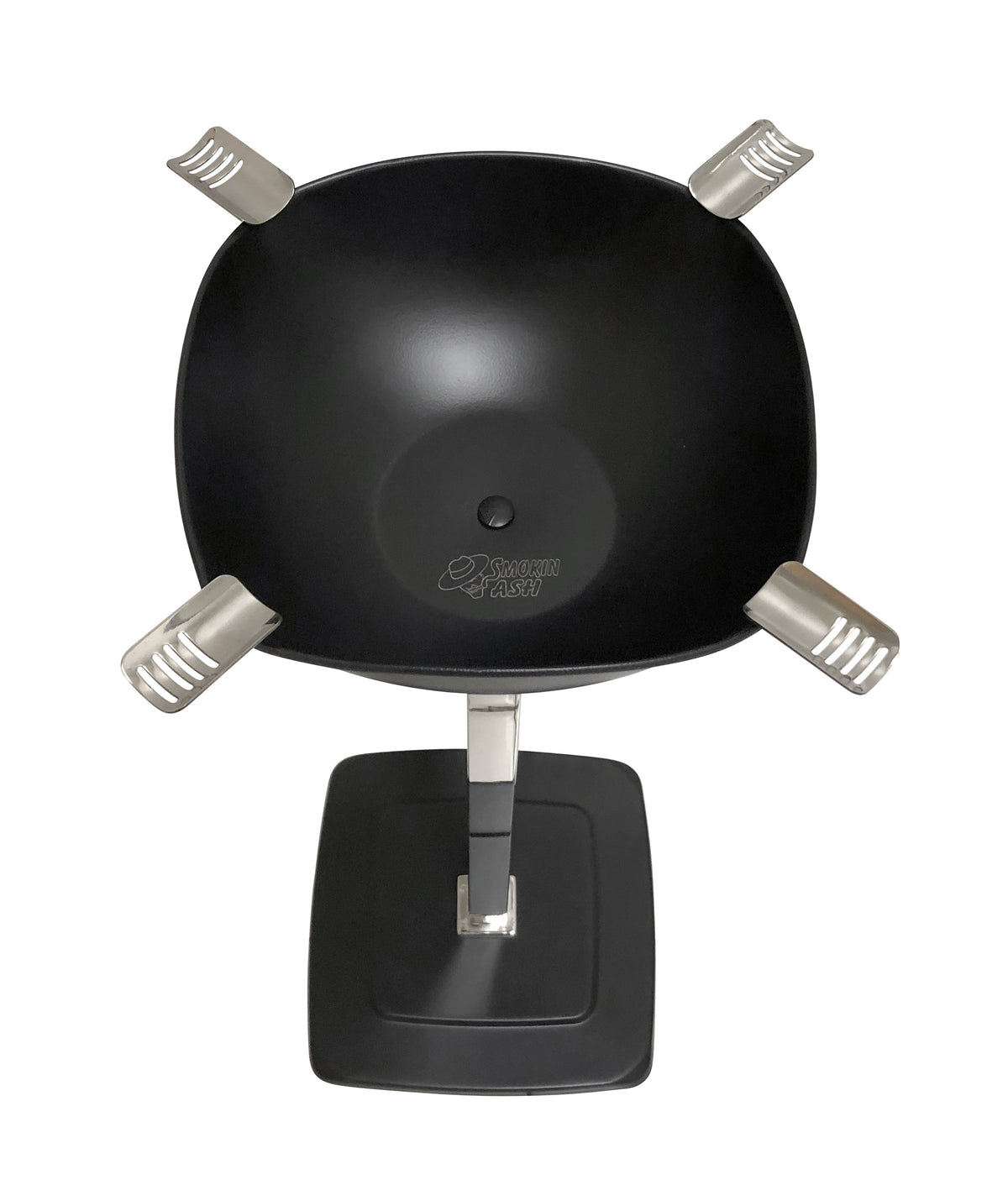 Smokin Ash Quadrangle Ashtray - Standing / Black Matte