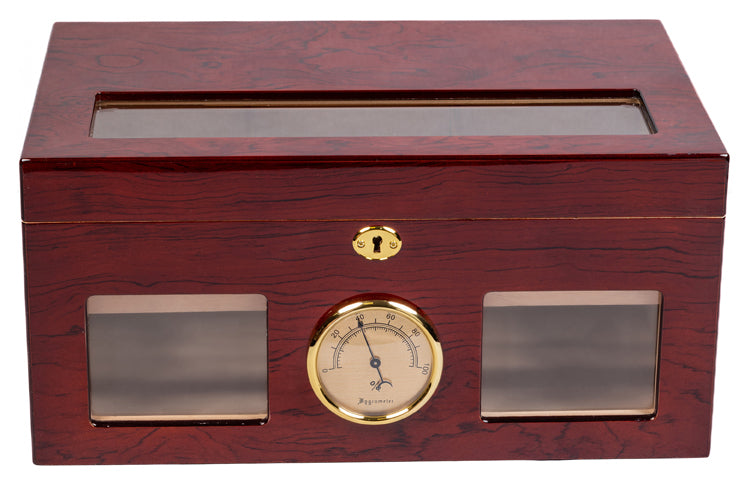 Valencia Humidor — Analog hygrometer