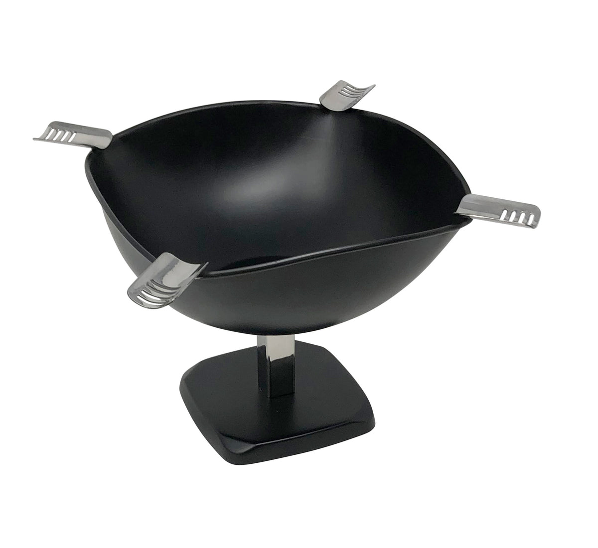 Smokin Ash Quadrangle Ashtray - Raised Desktop / Black Matte
