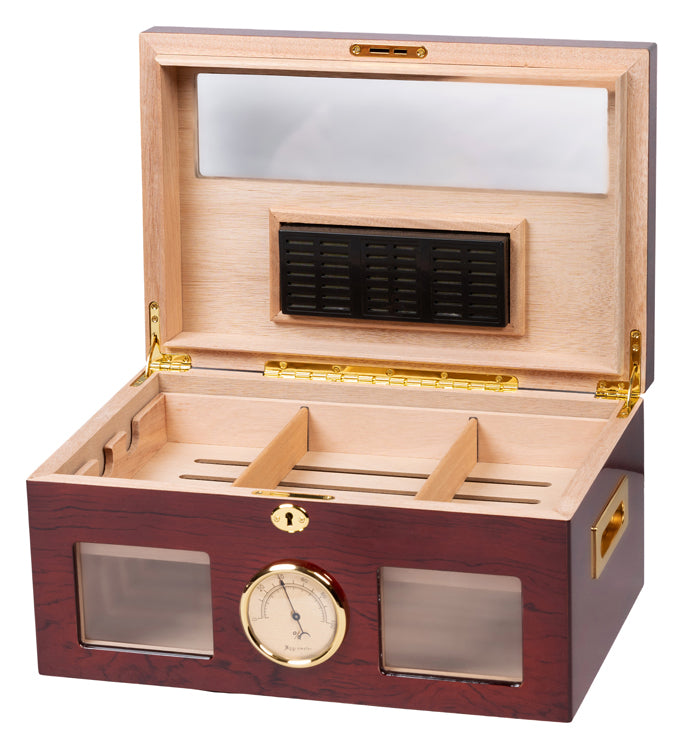 Valencia Humidor — Analog hygrometer