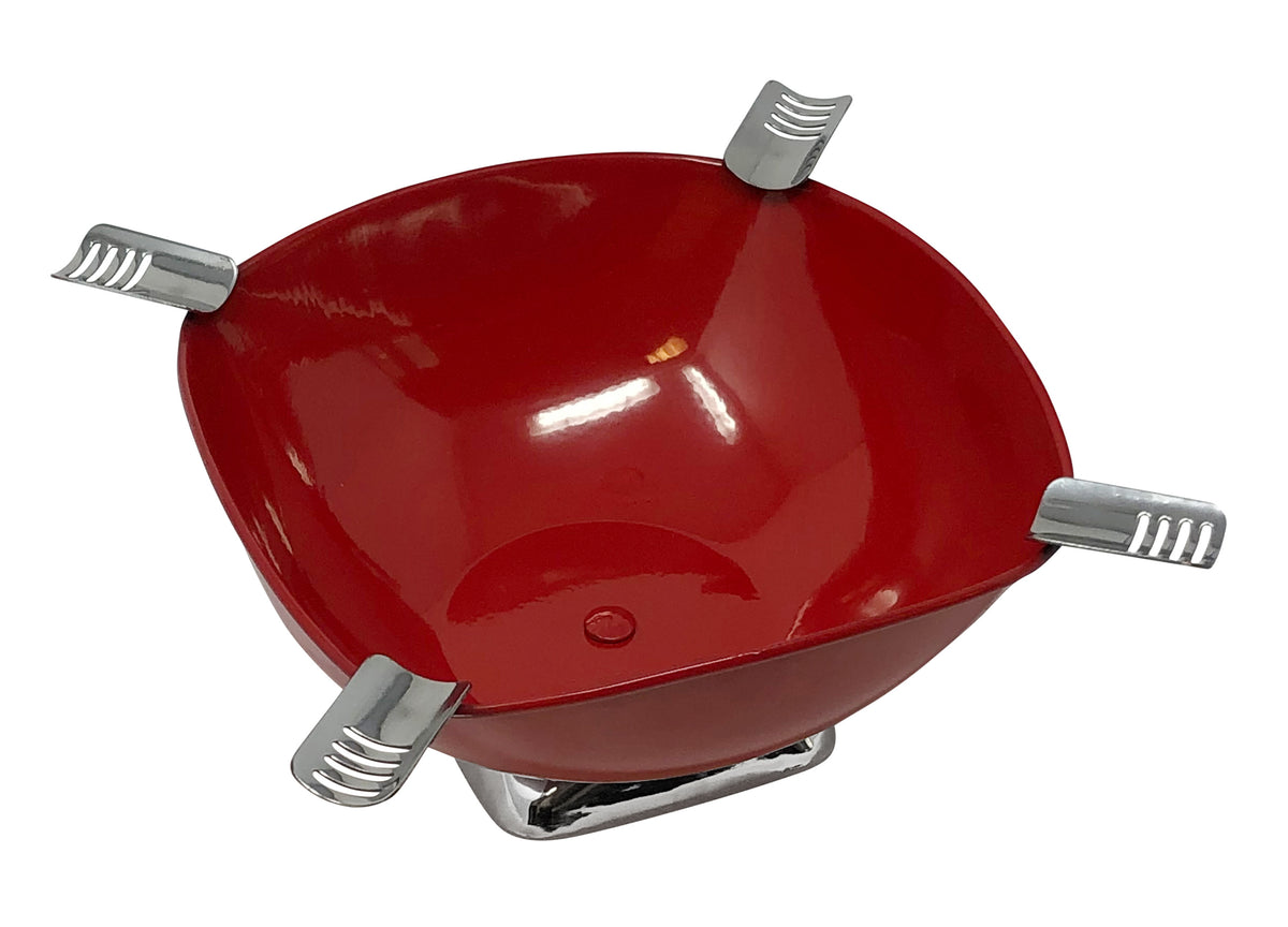 Smokin Ash Quadrangle Ashtray - Tabletop / Gloss Metallic Red