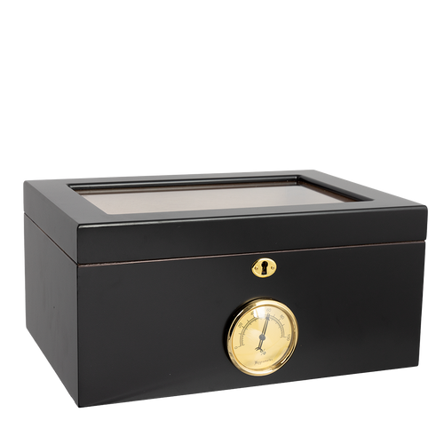 Humidor Supreme Bally Glass Top Humidor
