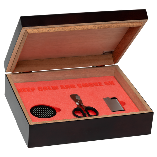 Humidor Supreme 20-Count Traveler Humidor Gift Set with Palió Lighter