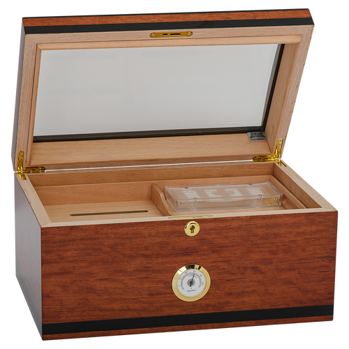Humidor Supreme Aveiro Glass Top Humidor