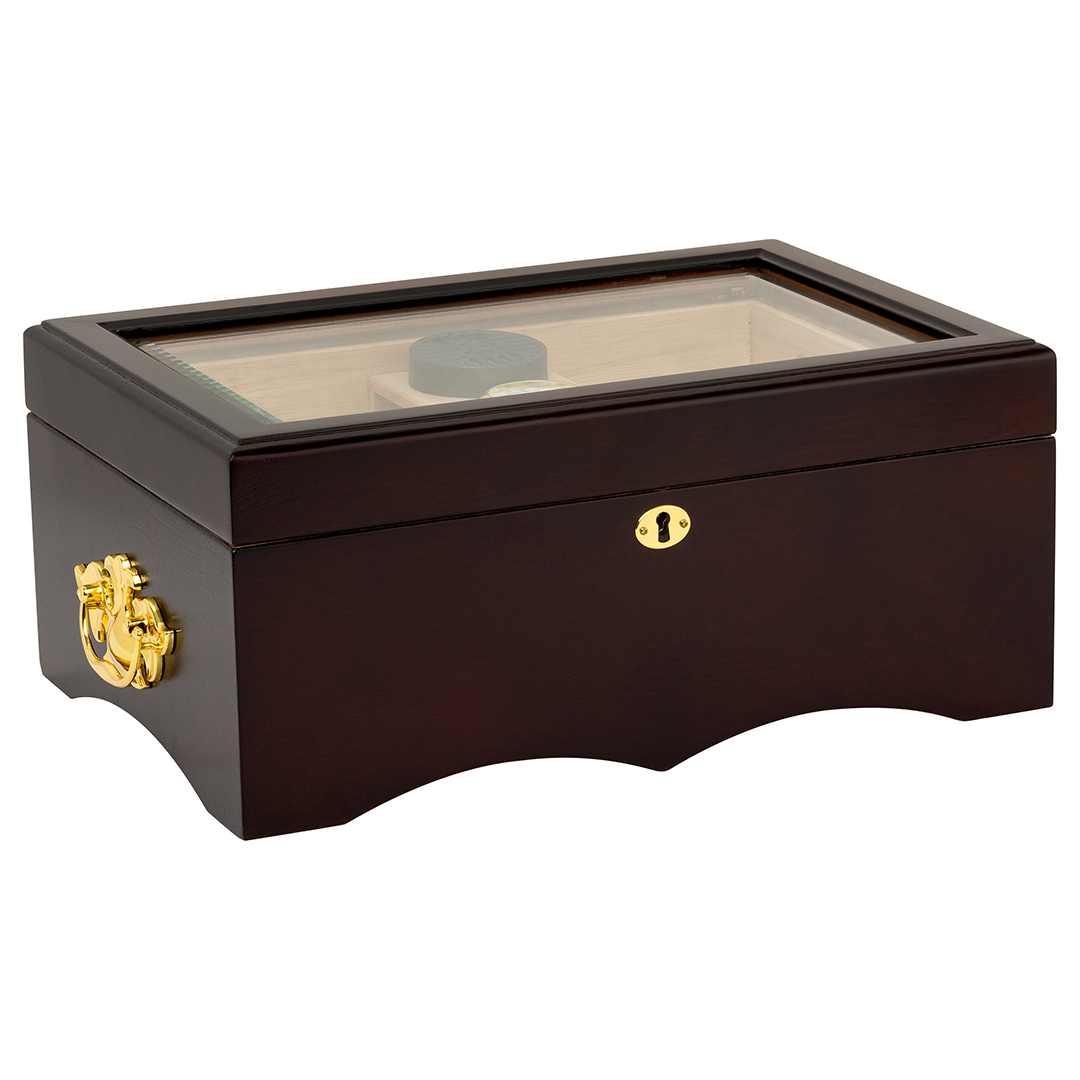 Humidor Supreme El Rey Glass Top Humidor