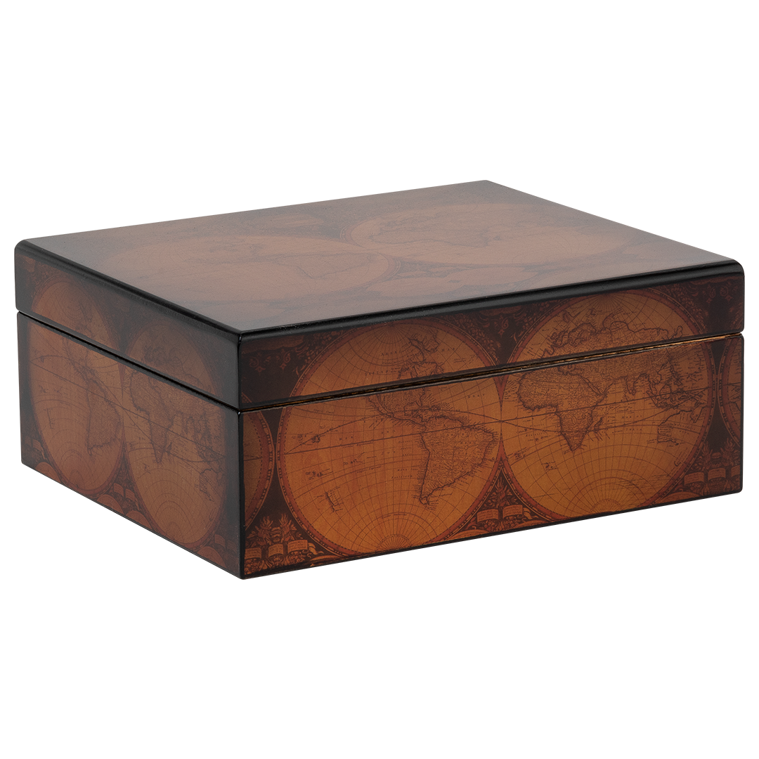 Capri Old World Humidor, alternate view