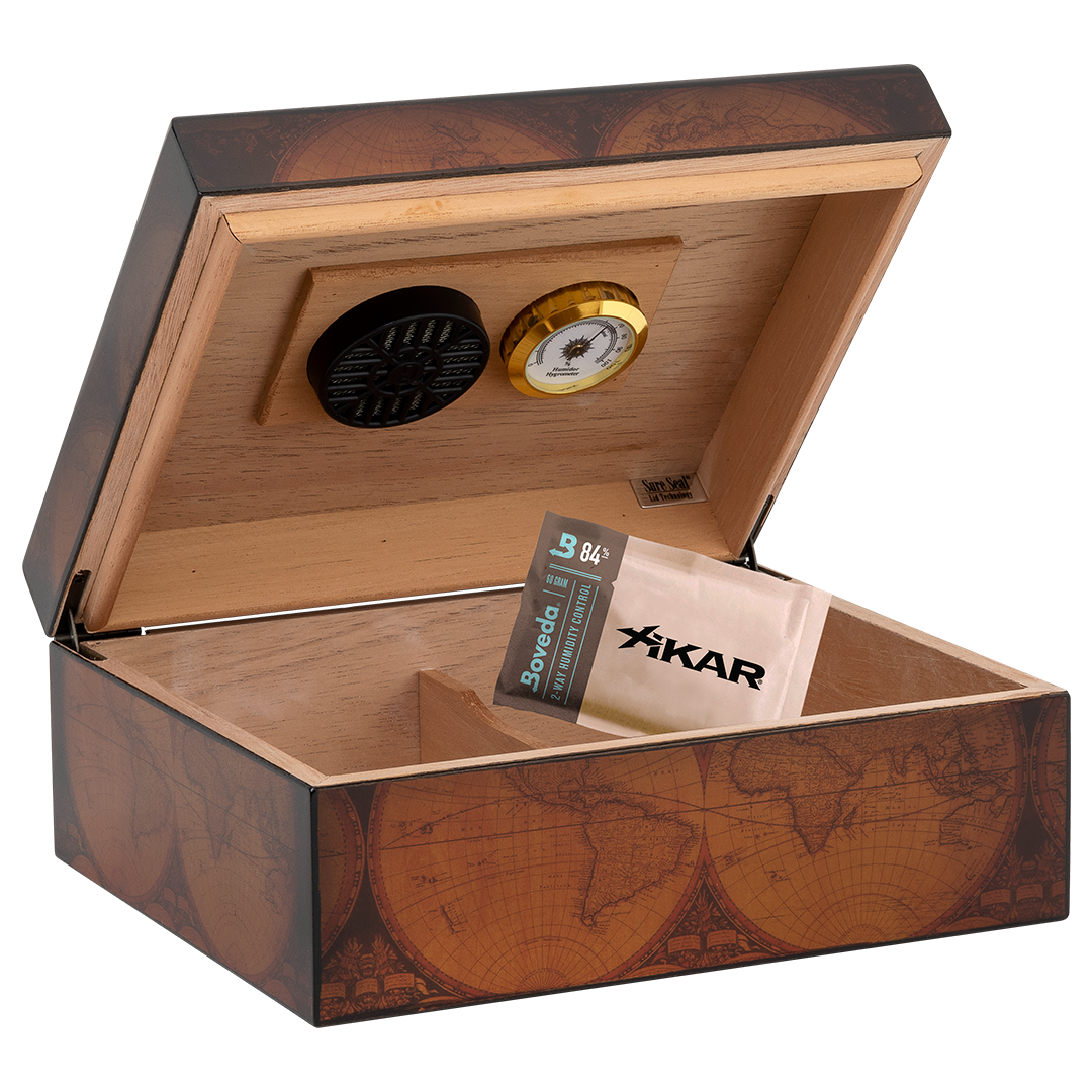Humidor Supreme Capri Old World Desktop Humidor