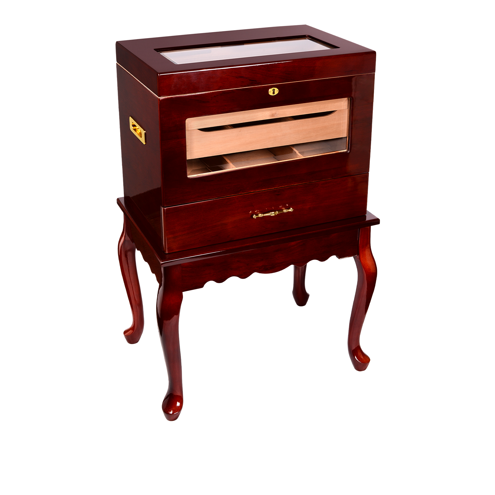 Humidor Supreme Geneve 500-Cigar Furniture Humidor