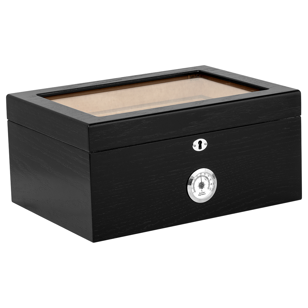 Milano Glass Top Humidor, alternate view