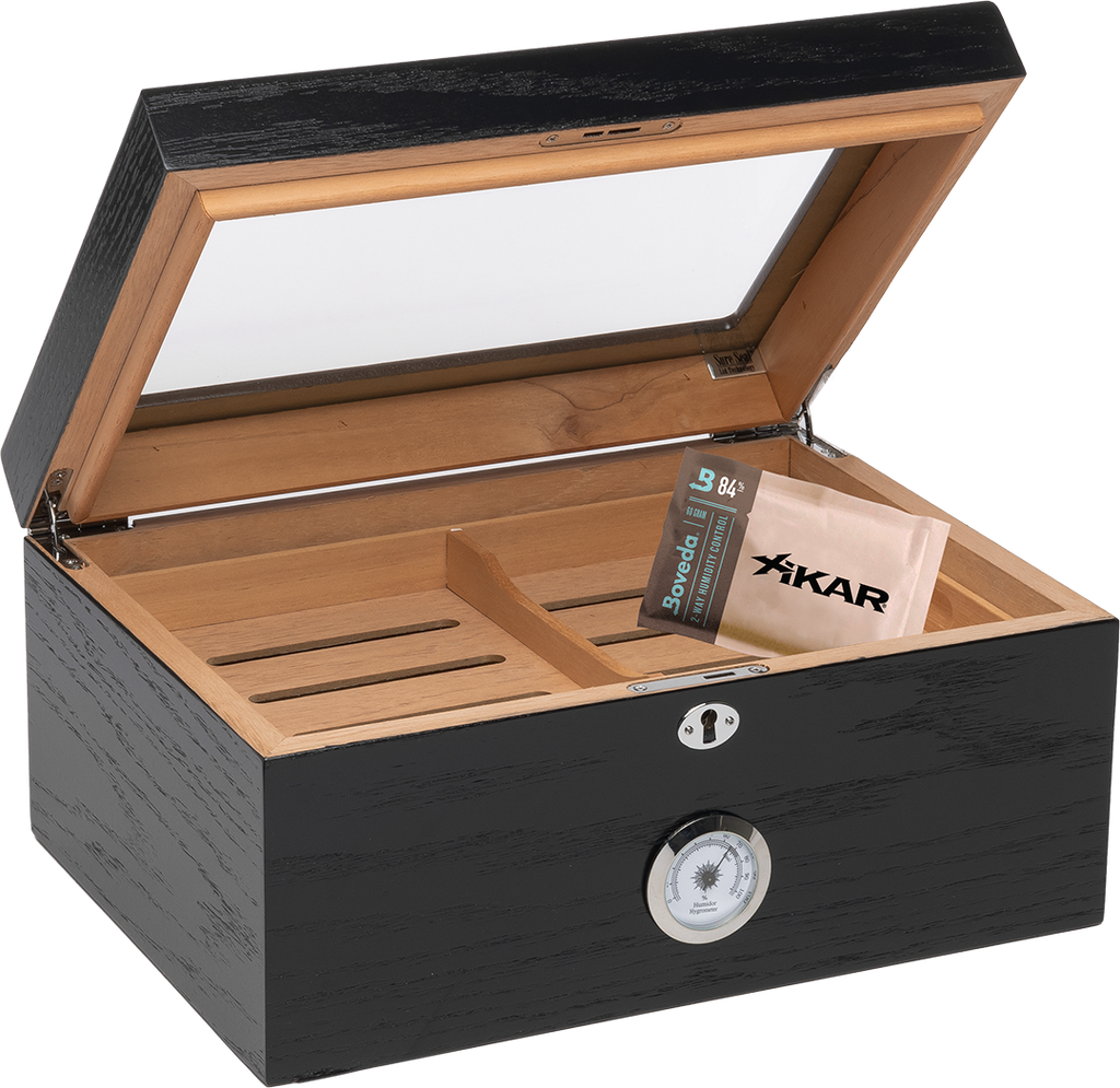Humidor Supreme Milano Glass Top Humidor