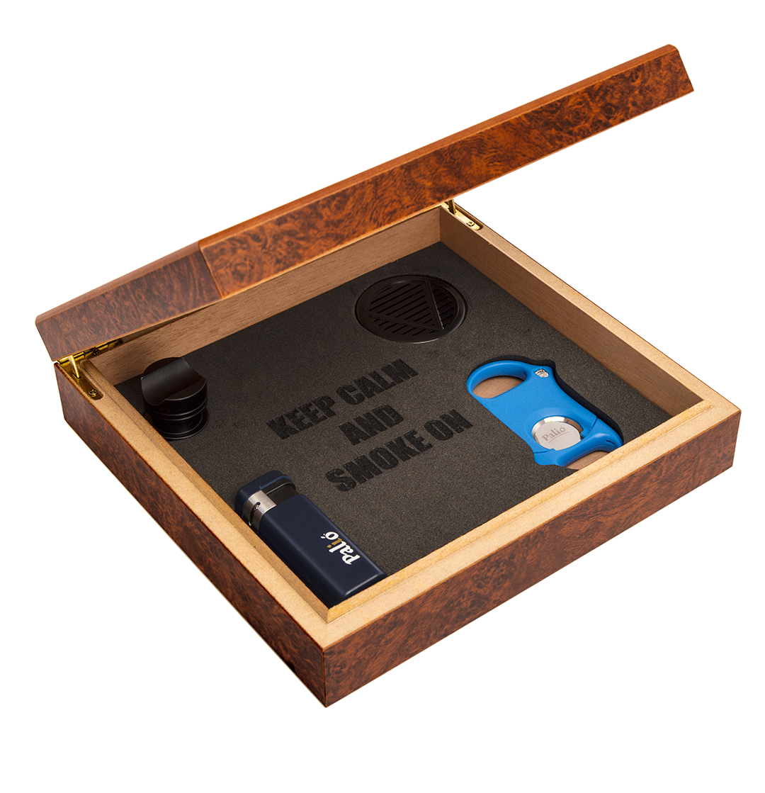 Humidor Supreme 5-Piece Traveler Humidor Gift Set