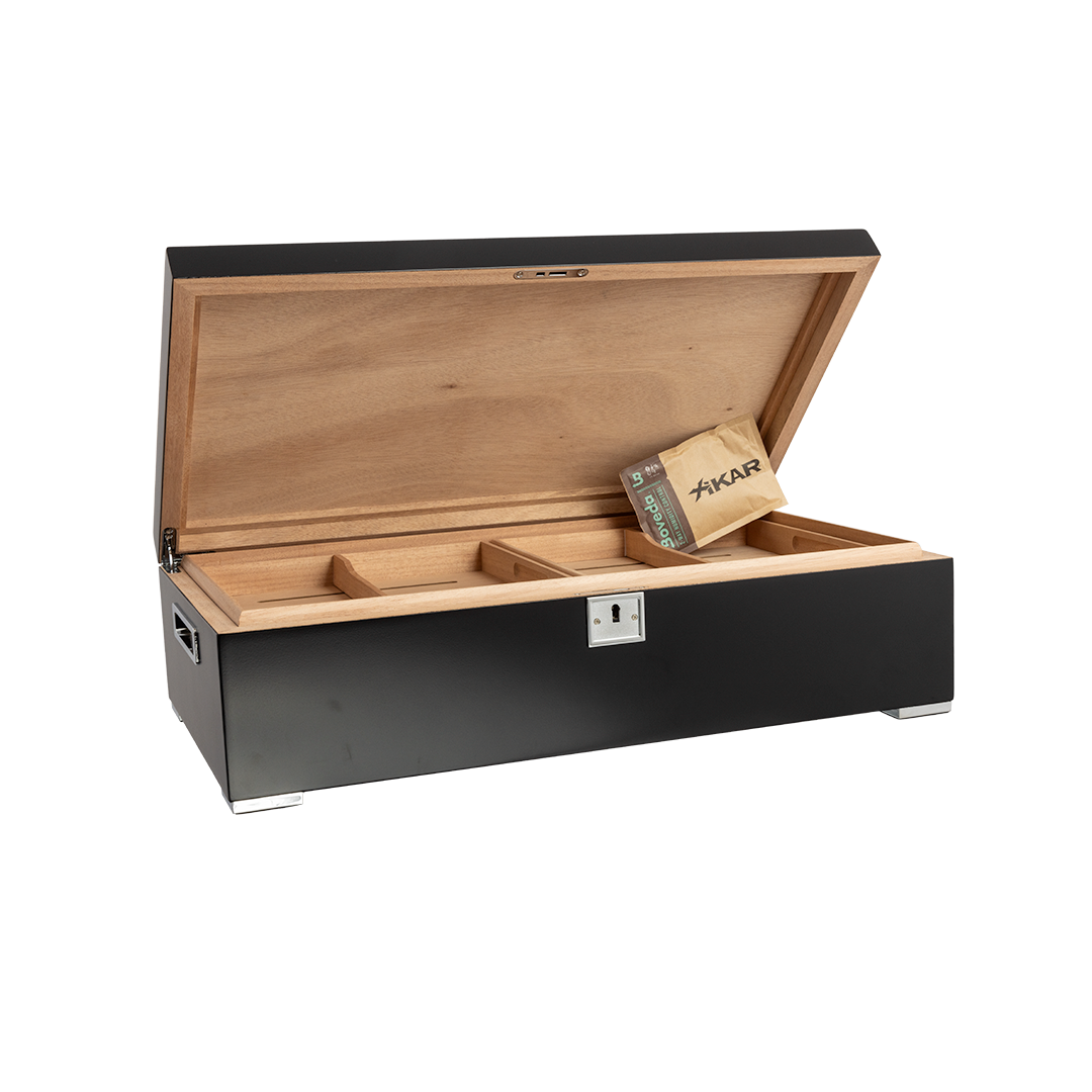 Humidor Supreme Valentino Noir Desktop Humidor