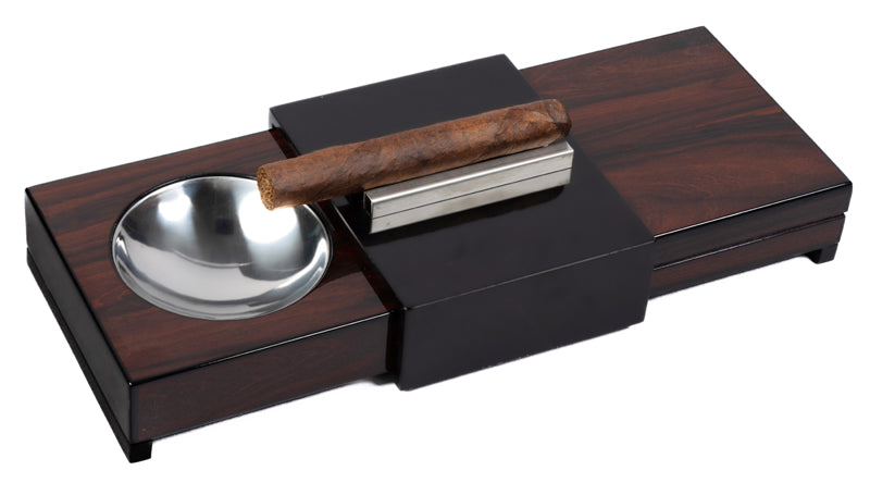 Prestige Ashtray with Hidden Sliding Humidor