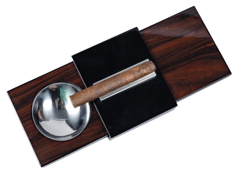 Prestige Ashtray with Hidden Sliding Humidor