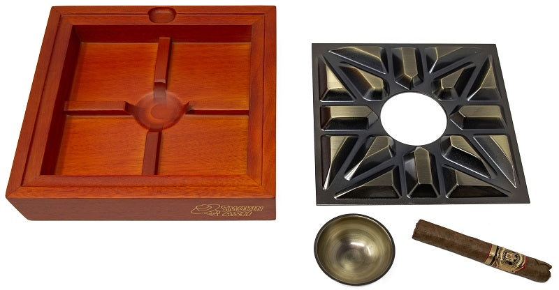 Smokin Ash UrbanMatrX Grid Cigar Ashtray