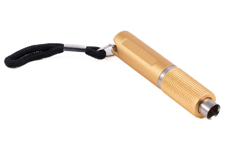 Prestige Twist-Action Bullet Punch Cigar Cutter - Gold
