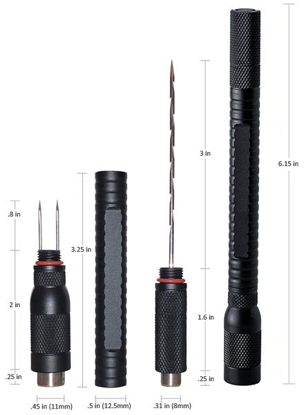 Prestige 4-in-1 Cigar Draw Tool - Black