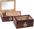 Berkeley 100 cigar glass top humidor