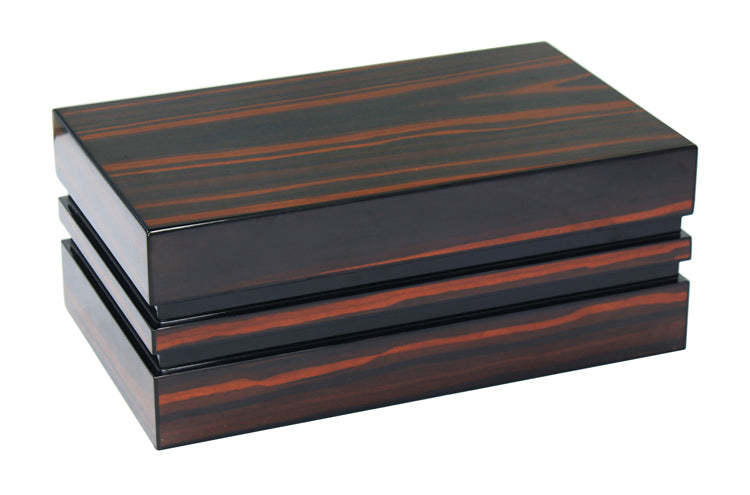 Prestige BastionBloc 120 Cigar Lacquer Humidor with Digital Hygrometer