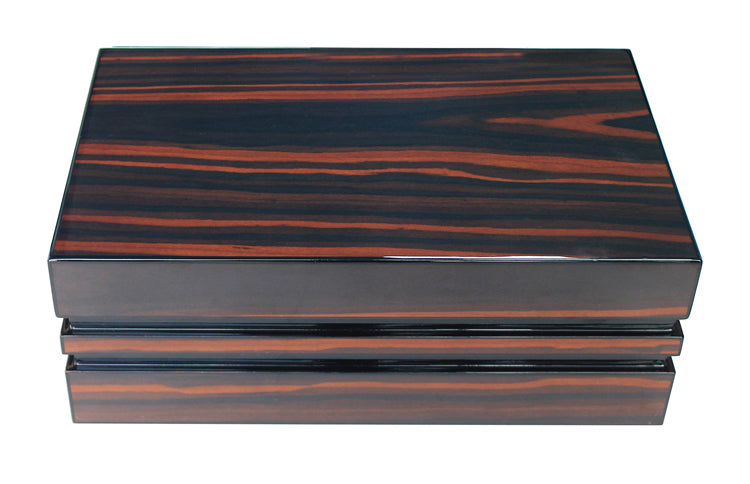 Prestige BastionBloc 120 Cigar Lacquer Humidor with Digital Hygrometer
