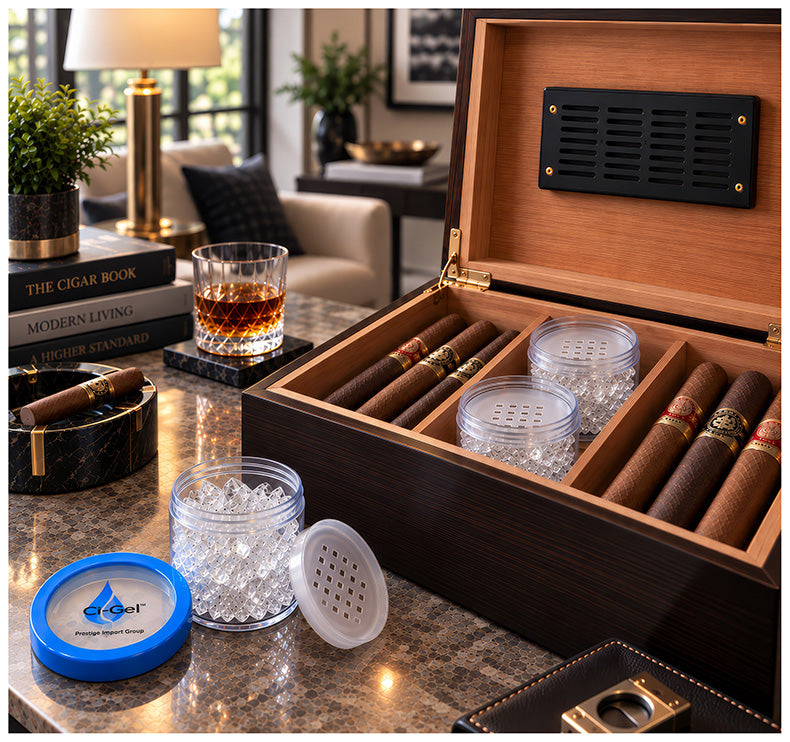 Prestige Humidifier Gel Jar for Cigar Humidors