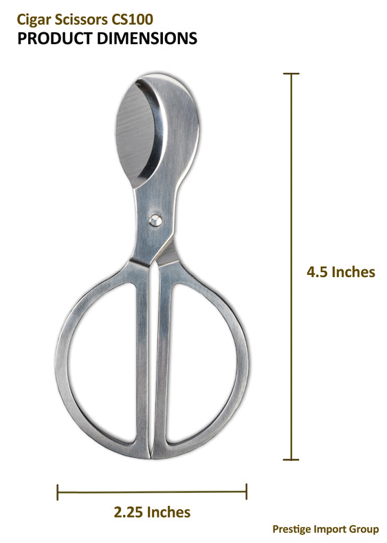 Prestige Cigar Scissors with Pouch