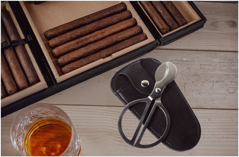 Prestige Cigar Scissors with Pouch