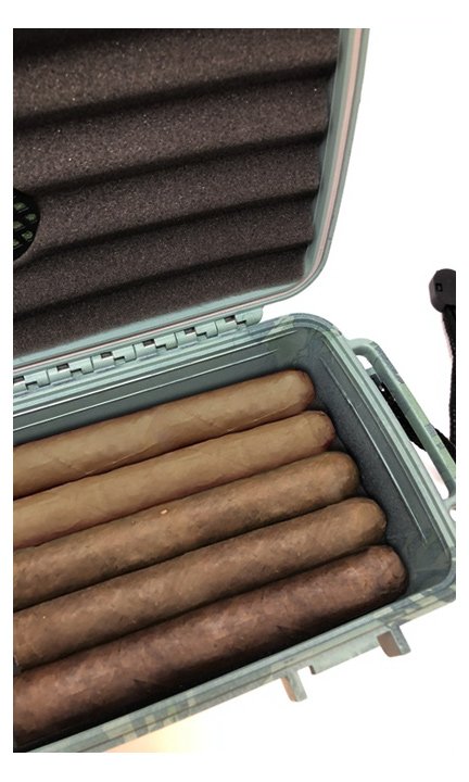 Prestige Import Group Cigar Safe Crush-Proof Travel Humidor