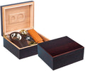 Diplomat cherry cigar humidor gift set