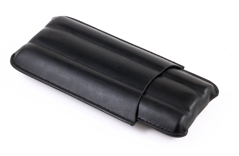 Prestige 3 Cigar Classic Leather Sleeve Case