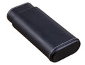 Prestige 3 Cigar Leather Case with Contrast Stitching