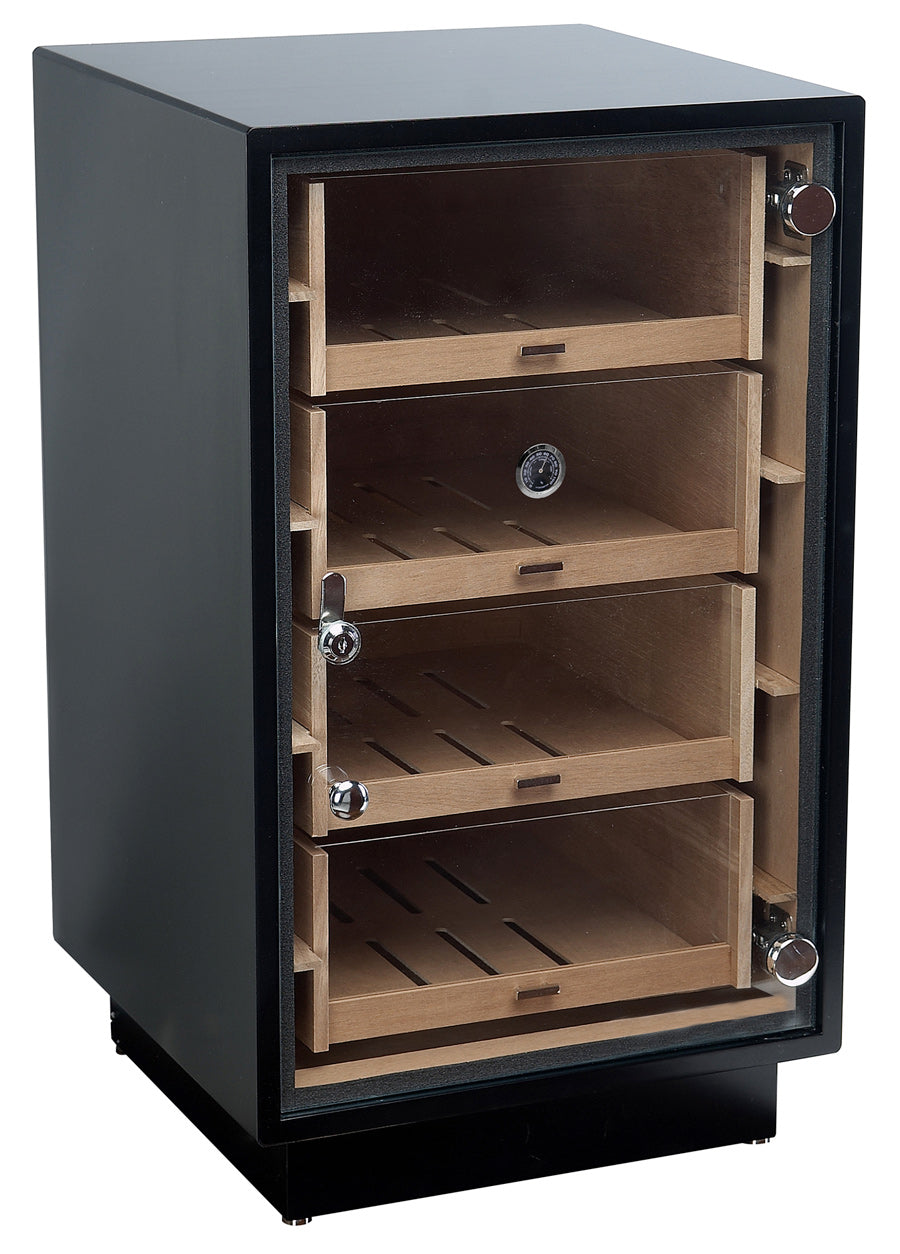 Prestige Manchester 250 Cigar Upright Display Humidor with Drawers