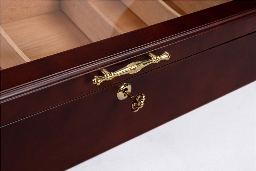 Prestige Modena 125 Cigar Glass Top Countertop Display Humidor