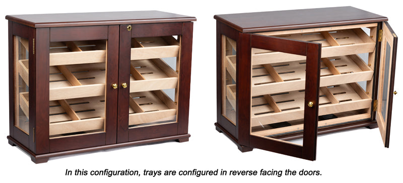 Prestige Marciano 250 Cigar Glass Countertop Display Humidor