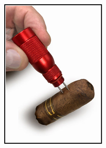 Prestige 4-in-1 Cigar Draw Tool - Red