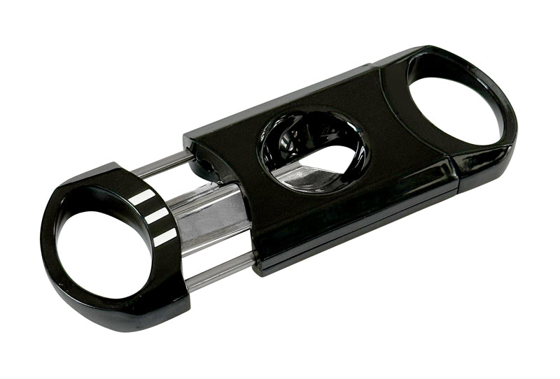 Prestige Vivid Metal Body V-Cut Cigar Cutter with Cigar Rest