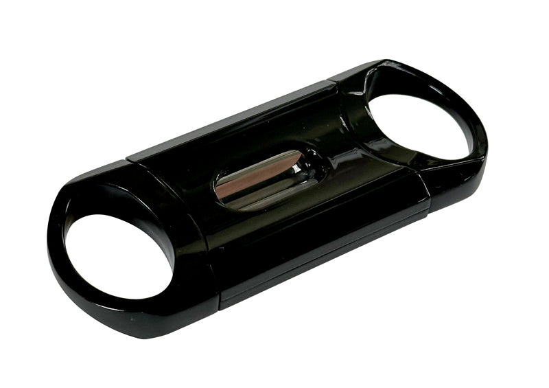 Prestige Vivid Metal Body V-Cut Cigar Cutter with Cigar Rest