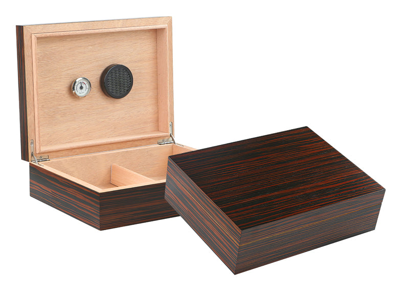 Vizcaya ebony exotic wood cigar humidor