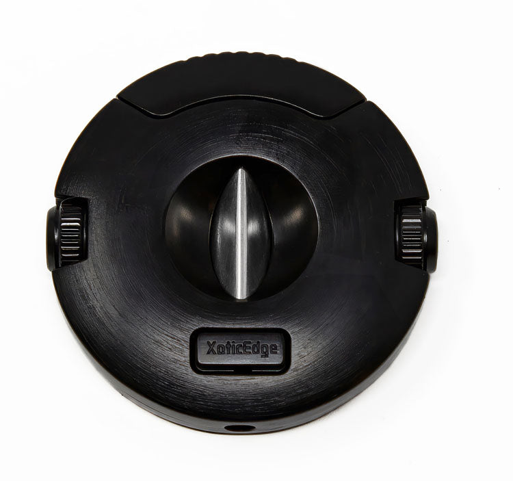 XoticEdge Xceed V-Cut and Punch Cigar Cutter - Black