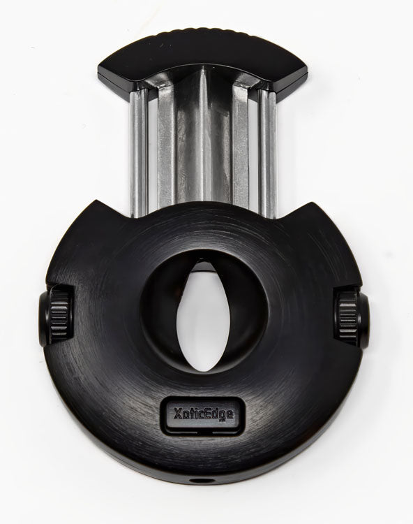 XoticEdge Xceed V-Cut and Punch Cigar Cutter - Black