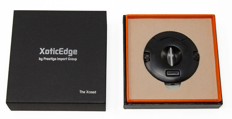 XoticEdge Xceed V-Cut and Punch Cigar Cutter - Black