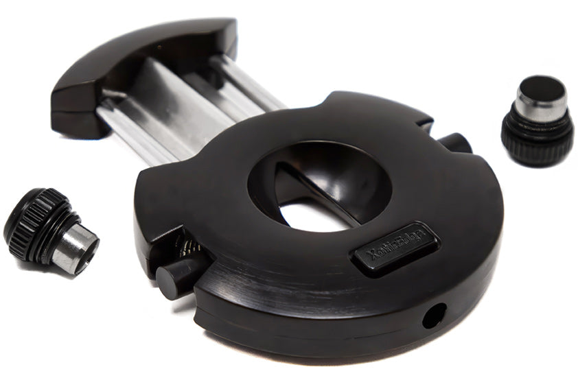 XoticEdge Xceed V-Cut and Punch Cigar Cutter - Black