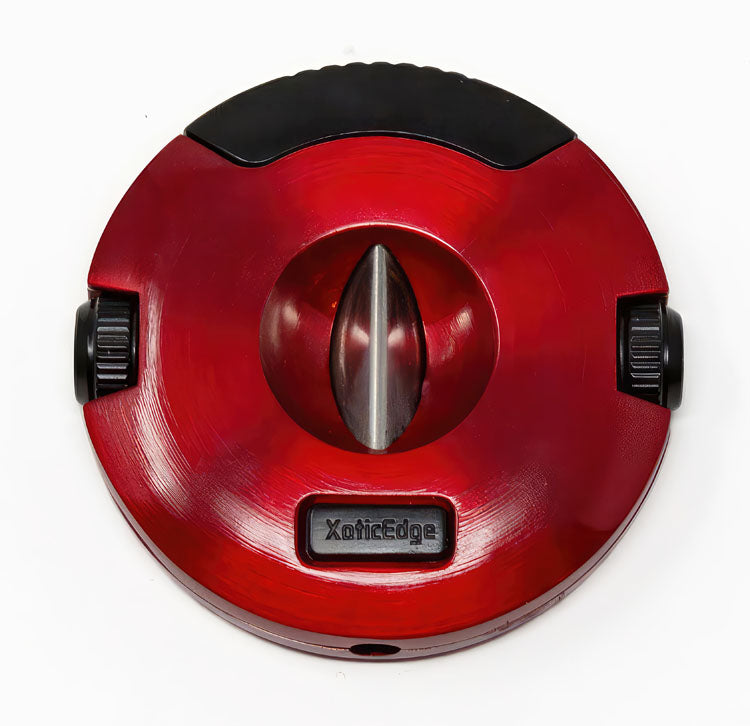 XoticEdge Xceed V-Cut and Punch Cigar Cutter - Red