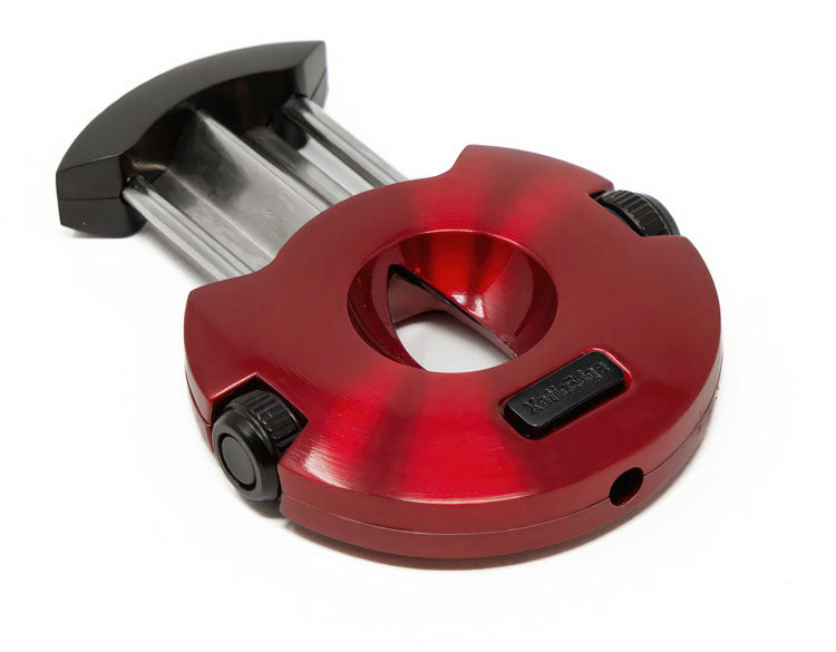 XoticEdge Xceed V-Cut and Punch Cigar Cutter - Red