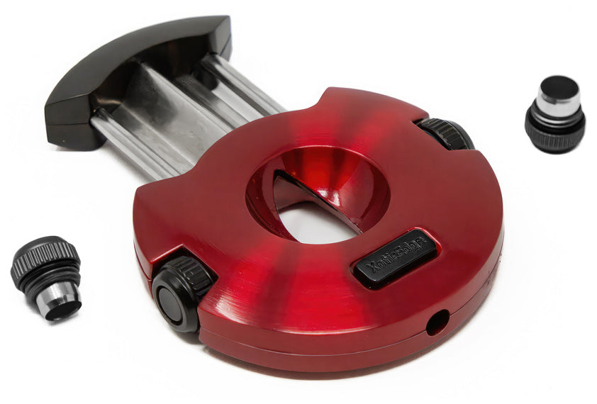 XoticEdge Xceed V-Cut and Punch Cigar Cutter - Red